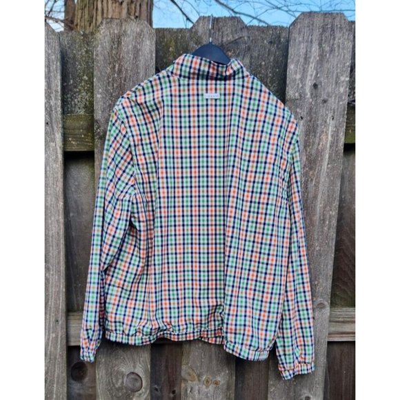 Liz Golf Lizgolf By Liz Claiborne Plaid Spring Quarter Zip Jacket Size Large - Picture 9 of 11